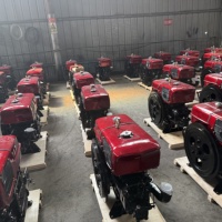 Moteur diesel monocylindre refroidi par eau ZS1115 20 CV, facile à utiliser, haute qualité, démarrage électrique, emballage en boîte en bois, livraison directe