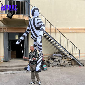 Mascota Inflable Personalizada para Desfiles, Marioneta de Estrella Blanca Inflable, <span class=keywords><strong>Marionetas</strong></span> de Estrella Caminantes Inflables - Product Image 5