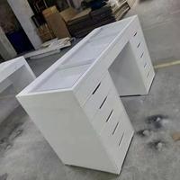 Docarelife pour la chambre à coucher, table de maquillage avec miroir éclairé, interrupteur tactile, en bois, pour la maison ou l'hôtel