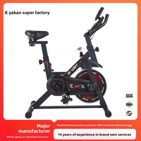 Vélo vertical personnalisé avec résistance infinie et charge maximale de 120 kg pour l'entraînement à domicile