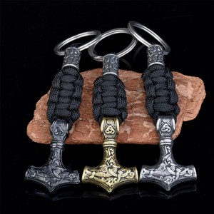 Porte-clés Marteau de Thor <span class=keywords><strong>Viking</strong></span>, Porte-clés tissé à la main - Product Image 2