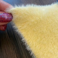 Fil de plume 100% Nylon 6, fil de vison poilu 1.3mm 2mm 4mm 8mm, style vison, poils d'animaux doux, couleur, tricot, commande OEM, modèle NSF