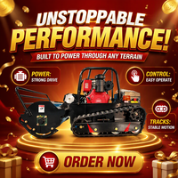 Tondeuse à gazon robotisée intelligente professionnelle industrielle à lame plate, moteur diesel à couple élevé, 4 temps, 24 V, sans fil, autopropulsée