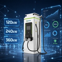 Station de recharge pour véhicules électriques 60kW 80kW 120kW 160kW, borne de recharge au sol, chargeur EV