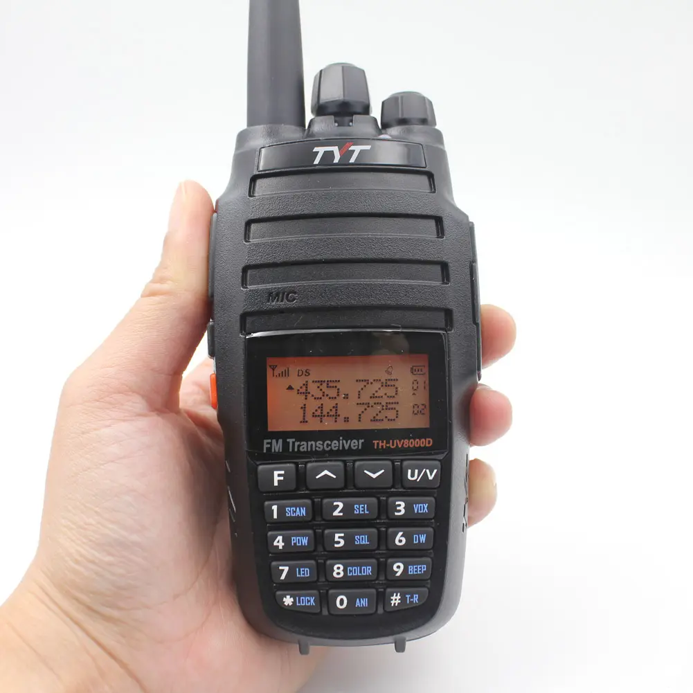 Tyt Th-uv8000d Ptt Twee Manier Radio Draagbare Uhf En Vhf Handheld Ham Transceiver Met 3600Mah Batterij