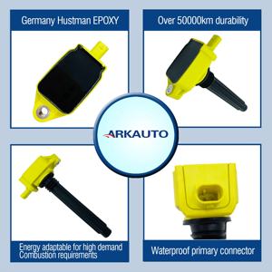 Paquete de bobina de encendido de alto rendimiento ARKAUTO 05149168AI 0221504032 UF648 para CHRYSLER <span class=keywords><strong>300</strong></span> DODGE JEEP Cherokee Wrangler 3,2 3,6 V6 - Product Image 2