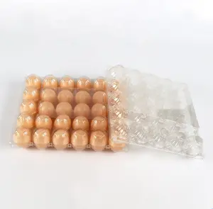 Customized Ratna Plastic Egg Tray With Dividers Holder Cover 30 20 9 Holes Blister Cards Plastic Egg Tray