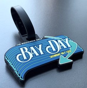 Étiquette de bagage en PVC à motifs animaliers 105x65mm avec sangle, design personnalisé en relief, pour sacs de vélo, sacs à dos, marqueur tendance pour cyclistes - Product Image 6