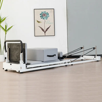 Hochwertiger Fabrik preis Tragbarer faltbarer Pilates-Bett Kompakter klappbarer Pilates-Reformer