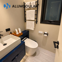 Villa Modular Prefab untuk Proyek Resor Pegunungan, Kamar Panoramic yang Indah untuk Kelompok Perhotelan