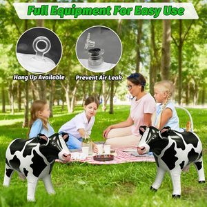 Modèle de vache gonflable de 6 à 8 pieds, décoration de fête d'anniversaire sur le thème des animaux - Product Image 4