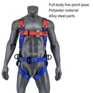<span class=keywords><strong>Harnais</strong></span> <span class=keywords><strong>de</strong></span> <span class=keywords><strong>sécurité</strong></span> professionnel personnalisé à double sangle pour électriciens, protection intégrale contre les chutes - Product Image 3