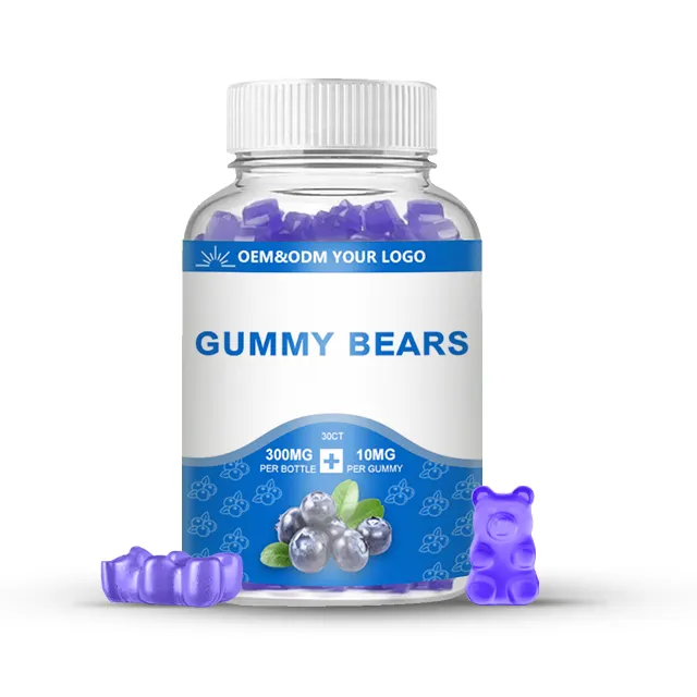 Оптовая продажа OEM Premium натуральные конопляные мармеладки с 90 отсчетами на вкус свежее фруктовое конопляное масло медведи конфеты для расслабления мышц