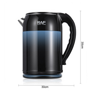 Bouilloire électrique RAF 3L avec corps en acier inoxydable couleur dégradée, voyant lumineux, automatique, portable, pour usage domestique, ébullition rapide - Product Image 3