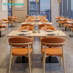 Conjunto de Sillas Modernas para Restaurante, Estructura de Madera, Asiento de Espuma de Alta Densidad, Diseño Contemporáneo para Área de Comedor - Product Image 6