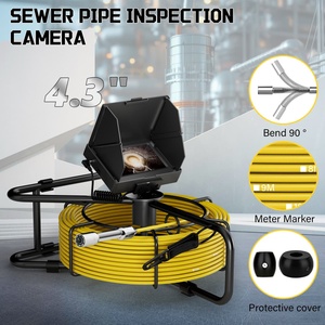 17mm 16GB Thẻ IP68 cống thoát nước đường ống công nghiệp nội soi Hệ thống thoát nước kiểm tra đường ống 4.3 "Màn hình DVR Video <span class=keywords><strong>Camera</strong></span> - Product Image 3