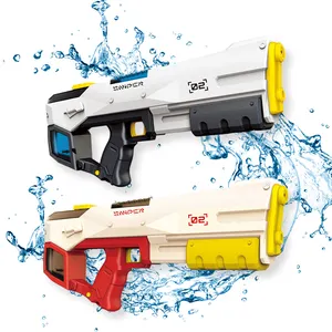 Pistola ad acqua automatica pistola ad acqua elettrica per bambini zaino seriale pistola ad acqua elettrica una chiave gioco di aspirazione giocattoli all'ingrosso