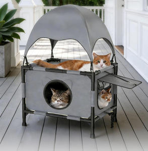 Warm Outside Waterproof Closed Rainproof Oxford Cloth Outdoor Stray Cat <strong>Nest</strong> Pet <strong>Bed</strong> for All Seasons - Product Image 6
