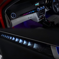 Éclairage d'ambiance de voiture SJC pour Mercedes-Benz Classe C W204 2008-2014 Modèles Intérieur LED LHD/RHD Kit LED dynamique 64 couleurs Symphonie