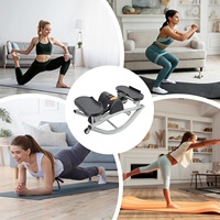 Máquina de step y swing multifunción en forma de U, dispositivo de fitness accionado con los pies para pérdida de peso y quema de grasa, transfronterizo