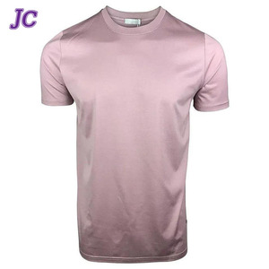 T-Shirt da <span class=keywords><strong>Uomo</strong></span> in Cotone Doppio Mercerizzato Lucido, Morbido e Luminoso, con Collo Rotondo, per <span class=keywords><strong>Fitness</strong></span> e <span class=keywords><strong>Abbigliamento</strong></span> - Product Image 2