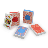Jeu de cartes à jouer familial avec impression personnalisée de logo cartes à jouer de poker en papier 280gsm Blue Core 300gsm