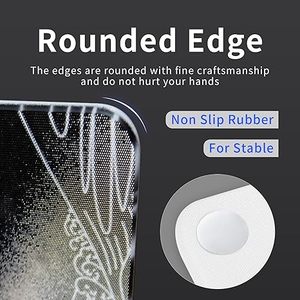 Miếng lót chuột chơi game bằng thủy tinh, miếng lót chuột cứng kanagawa màu đen, miếng lót chuột lớn chuyên nghiệp 410mm * 310mm, đặc biệt - Product Image 6