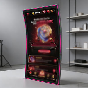 Écran tactile incurvé UHD de type J pour machine de jeu à monnayeur, affichage industriel personnalisé OEM - Product Image 1