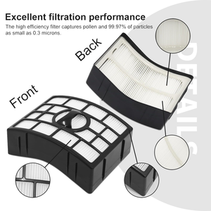 Filtro de espuma y fieltro Hepa para Sharks دوار يعمل بالطاقة رفع بعيدا NV650 صحيح NV650W NV652 NV750W فاخر NV751 N - Product Image 3