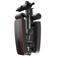 Banc de musculation pliable et réglable TBFIT avec bandes de résistance, planche inclinée multifonctionnelle pour la remise en forme à domicile