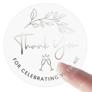 Self-Adhesive Paper <b>Stickers</b> Embossed Gold Foil Stamping Agriculture Use Parcels Envelopes Trademarks - Product Image 1