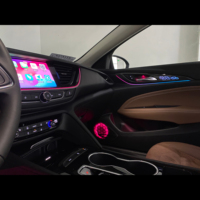 Compatible avec les modèles Buick Regal Dynamic Ambient Light Mold 2017-2024 (25 lumières) – Prise en charge gauche/droite