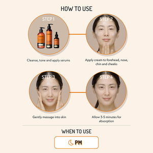 BLIW özel etiket nemlendirici nemlendirici Anti ince çizgi kırışıklık parlatıcı yüz kremi C vitamini gece onarım kremi - Product Image 6