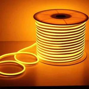 고전압 단일 색상 50M 유연한 네온 튜브 8*16mm Ip67 비바람에 견디는 Led 스트립 네온 조명 네온 플렉스 220V - Product Image 3