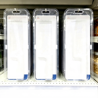Boîte de rangement pour couteaux de cuisine en blister personnalisé, en plastique transparent, type clamshell