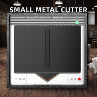 Máquina de corte por láser de escritorio de fibra de 750W para Metal pequeño Software CNC refrigerado por agua Control Digital para chapa de latón AI