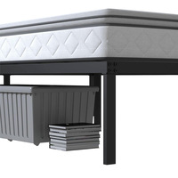 Base de Cama Doble Queen Desmontable con Plataforma, Estilo Americano, para Dormitorio Transfronterizo