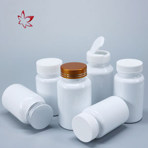 Customize Medicine/ Pharmaceutical/ Capsule/ Health Supplement Vitamin <b>Product</b> PET White Bottle with Customize Flip Top Cap - Product Image 3