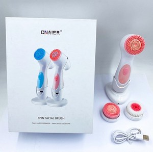 Điện mặt Cleaner mặt làm sạch bàn chải rửa spa chăm sóc da massage mụn đầu đen làm sạch mặt công cụ - Product Image 2