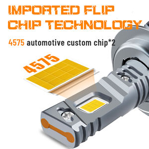 AKE V89 200W H4 Faro LED 12V 6000K 20000Lm Bombilla LED H4 Luces LED H4 Faros LED H4 Focos LED H4 - Product Image 2