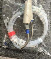 Vente en gros de poignées de soin de la peau du visage à l'hydradermabrasion au diamant, embouts bleu sarcelle transparents