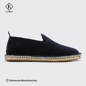 LANCI Chaussures personnalisées pour hommes, en cuir véritable de qualité supérieure, semelle en esparto naturel, fabrication artisanale, personnalisation complète, directement de l'usine - Product Image 2