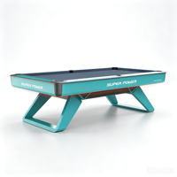 Table de billard de tournoi 9 pieds en ardoise, modèle Wolverine, avec cadre entièrement métallique, conception brevetée Superpower 2026, pour le jeu