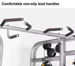 Equipo de <span class=keywords><strong>Gimnasio</strong></span> Comercial, Máquina Multifuncional de Musculación, Estación de Ejercicio Ajustable con <span class=keywords><strong>Polea</strong></span> Doble, Material de Acero - Product Image 5