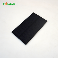 Panel Surya PERC PET Kustom 3W 6V Ultra-Tipis Ringan Efisiensi Tinggi Modul Laminasi untuk Lampu Taman LED