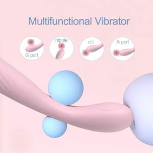 Wholesale 10 Frequency Clitoris Massager AV Stick Body-Safe <b>Vibrator</b> Easy Clean Heating Waterproof USB Rechargeable Low Noise - Product Image 5