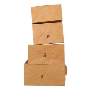Wholesale Custom Printed White Brown Kraft <b>Paper</b> Shopping <b>Bags</b> with Handles Restaurant <b>Carry</b> <b>Bags</b> Takeaway Food <b>Bags</b> - Product Image 1