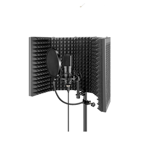 RC-5 plegable ajustable portátil de absorción de sonido grabación Vocal Panel de <span class=keywords><strong>aislamiento</strong></span> acústico micrófono escudo <span class=keywords><strong>para</strong></span> grabación - Product Image 1
