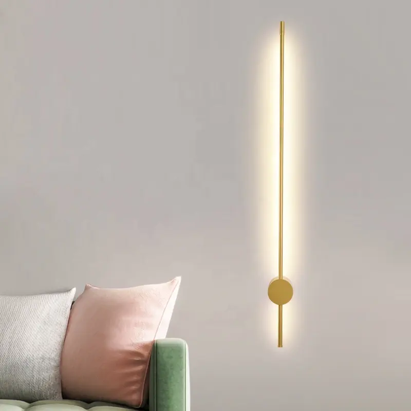 Nordic Minimalist Wall Light Indoor Modern Creative Personality LED Long Line Wall Light