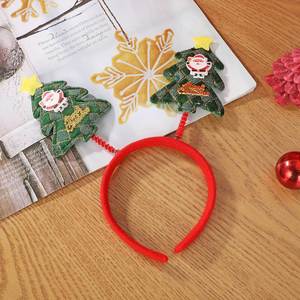 Serre-tête de Noël pour enfants avec boucle, design printanier, personnalisable, décorations de fête tendance - Product Image 2